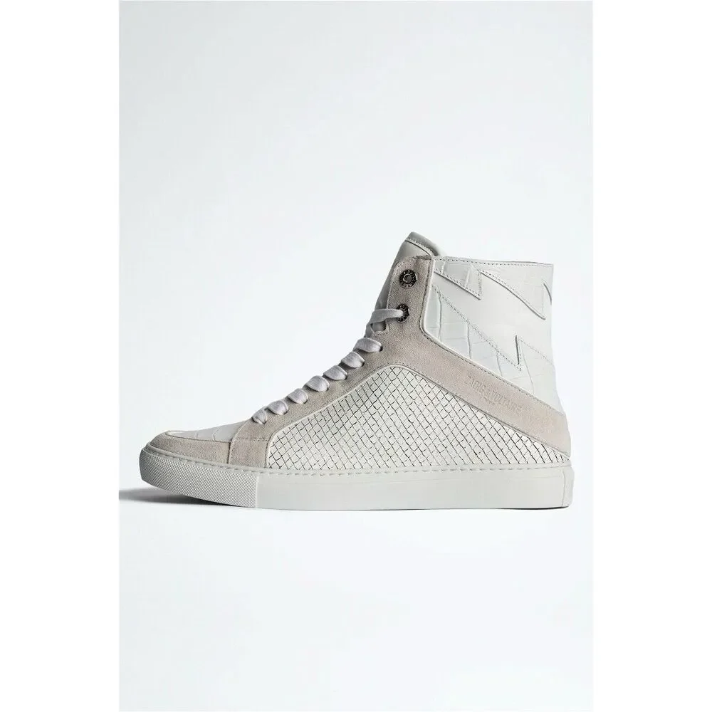 New Zadig & Voltaire High Flash Keith Sneakers Size 38